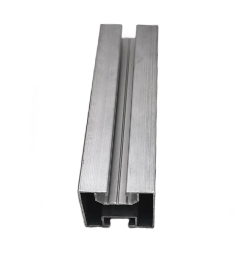 Bara de aluminiu anodizat pentru montaj panouri fotovoltaice, 40 x 40 x 3300 mm
