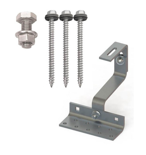 Kit suport reglabil inox pentru tigla, cu suruburi incluse